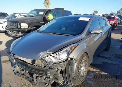 2014 Hyundai Elantra Limited z USA, uszkodzony, nr VIN 5NPDH4AE7EH467390